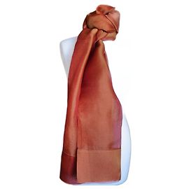 Autre Marque Yokana Silk Shawl Orange Orange