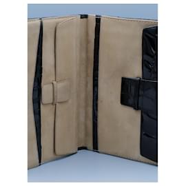 Autre Marque-Cartera de Piel Negra-Black