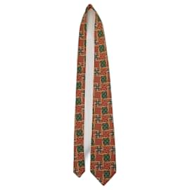 Gianni Versace-Vintage Gianni Versace Christmas tie-Multiple colors