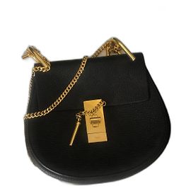 Bolsa Chloé em couro preto Preto