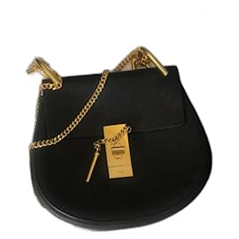 Chloé Black Leather Handbag Black