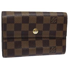 Louis Vuitton-LOUIS VUITTON Portafoglio Alexandra Damier Ebene N63067 LV Auth 78606-Altro