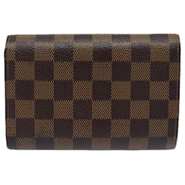 Louis Vuitton-LOUIS VUITTON Portafoglio Alexandra Damier Ebene N63067 LV Auth 78606-Altro