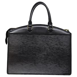 Louis Vuitton-LOUIS VUITTON Sac à main Epi Riviera Noir M48182 LV Auth 77907-Noir