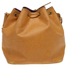 Louis Vuitton-LOUIS VUITTON Epi Petit Noe Bolsa de Hombro Tassili Amarillo M44109 LV Auth 78950-Otro