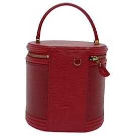 Louis Vuitton-LOUIS VUITTON Bolso de Mano Epi Cannes Rojo M48037 LV Auth yk13125-Roja