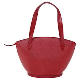 Louis Vuitton-LOUIS VUITTON Epi Saint Jacques Bolsa de Compras de Hombro Roja M52277 LV Auth 76893-Roja