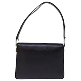 Louis Vuitton-LOUIS VUITTON Bolsa de Hombro Free Run Epi Bicolor Negro Azul M52415 LV Auth ep4598-Negro,Azul