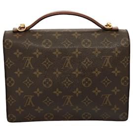 Louis Vuitton-LOUIS VUITTON Monogram Monceau 26 Bolsa de Hombro M51187 LV Auth 77864-Monograma