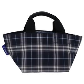 Autre Marque Sac à main en nylon Burberrys Nova Check Blue Label Auth yk13111 Bleu Marine