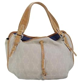 Céline-CELINE Paris Macadam Canvas Hand Bag Gray Auth bs15279-Brown