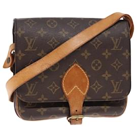 Louis Vuitton-LOUIS VUITTON Monogram Cartouchiere MM Shoulder Bag M51253 LV Auth yk12766-Monogram