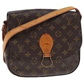 Louis Vuitton-LOUIS VUITTON Monograma Saint Cloud GM Bolsa de Hombro M51242 LV Auth mr250-Monograma