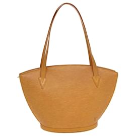 Louis Vuitton-LOUIS VUITTON Epi Saint Jacques Bolsa de Compras de Hombro Amarilla M52279 Auth th5062-Amarillo