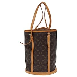 Louis Vuitton-LOUIS VUITTON Bolsa de Hombro Monogram Bucket GM M42236 LV Auth th5043-Monograma