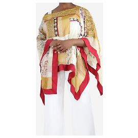 Etro Top de seda bordado con cuentas múltiples - talla Única Multicolor