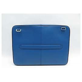 Montblanc-NEW MONTBLANC URBAN LAPTOP CASE COBALT 124080 SHOULDER STRAP NEW BAG-Blue