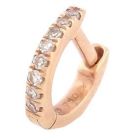 NINE MONO VANRYCKE MINI CREOLE OFFICIAL T XXS GOLD EARRING Golden