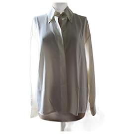 Guy Laroche Shirt Eggshell Polyester Size 44 Eggshell