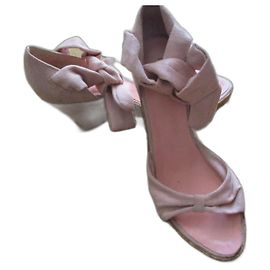 Lolita Lempicka Sandali con zeppa, numero 39. Rosa