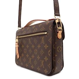 Louis Vuitton-Bolso Pochette Metis Monograma Louis Vuitton-Castaño,Monograma