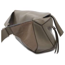 Loewe-Loewe Body Bag Puzzle Bum Small Leather Waist in Khaki-Khaki