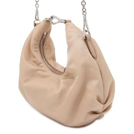 Prada-Borsa a spalla Prada Chain - Borsa in nylon beige 2 in 1-Beige