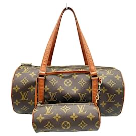 Louis Vuitton-Sac à main Monogram Papillon 30 Louis Vuitton-Marron,Monogramme