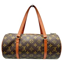 Louis Vuitton-Sac à main Monogram Papillon 30 Louis Vuitton-Marron,Monogramme