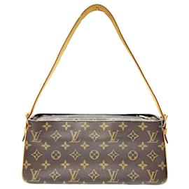 Louis Vuitton-Borsa a Spalla Monogram Viva Cite MM di Louis Vuitton per Donne-Marrone,Monogramma