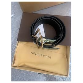 Louis Vuitton-Cinto Louis Vuitton Takashi Murakami Monogramouflage-Caqui