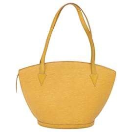 Louis Vuitton-LOUIS VUITTON Epi Saint Jacques Bolsa de Compras de Hombro Amarilla M52279 Auth 77922-Amarillo