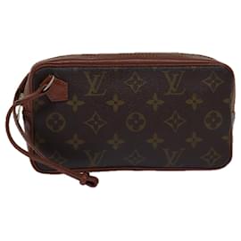 Louis Vuitton-LOUIS VUITTON Monogram Posh Sports Clutch Bag LV Auth 78602-Monogram