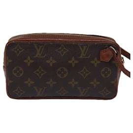 Louis Vuitton-LOUIS VUITTON Monogram Posh Sports Clutch Bag LV Auth 78602-Monogram