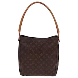 Louis Vuitton-LOUIS VUITTON Sac à épaule Monogram Looping GM M51145 LV Auth 77940-Monogramme