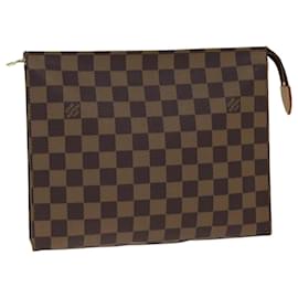 Louis Vuitton-LOUIS VUITTON Poche Toilette Damier Ebene 26 N47543 LV Auth 78391-Altro