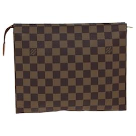 Louis Vuitton-LOUIS VUITTON Poche Toilette Damier Ebene 26 N47543 LV Auth 78391-Altro