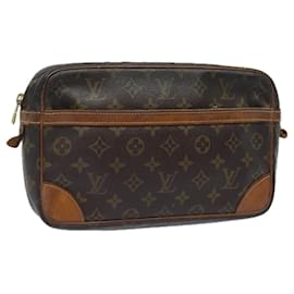 Louis Vuitton-LOUIS VUITTON Monogram Compiegne 28 Clutch Bag M51845 LV Auth 78057-Monogram