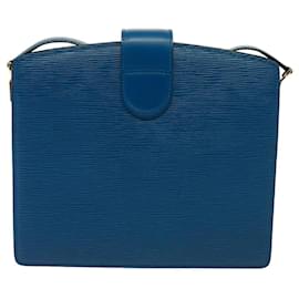 Louis Vuitton-LOUIS VUITTON Sac à épaule Capuchin Epi Bleu M52345 LV Auth 78394-Bleu