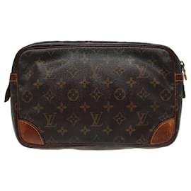 Louis Vuitton-LOUIS VUITTON Monogram Compiegne 28 Clutch Bag M51845 LV Auth 78837-Monogram