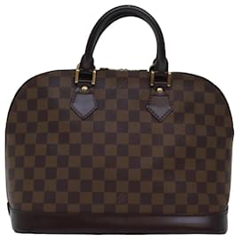 Louis Vuitton-LOUIS VUITTON Borsa a Mano Damier Ebene Alma N51131 LV Auth yk13110-Altro