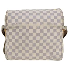 Louis Vuitton-LOUIS VUITTON Sac à épaule Damier Azur Naviglio N51189 LV Auth bs14776-Autre