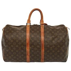 Louis Vuitton-LOUIS VUITTON Monogram Keepall 45 Borsa Boston M41428 LV Auth ac3081-Monogramma