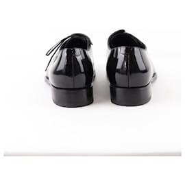 Givenchy-Lace-up patent leather shoes-Black