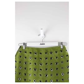 Autre Marque-Suede mini skirt-Brown
