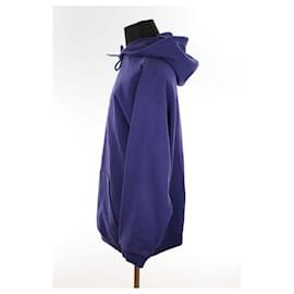 Balenciaga-Cotton sweatshirt-Blue