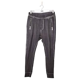 Dsquared2-Cotton sports pants-Grey