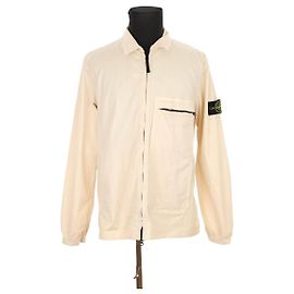 Stone Island Chaqueta de algodón Beige