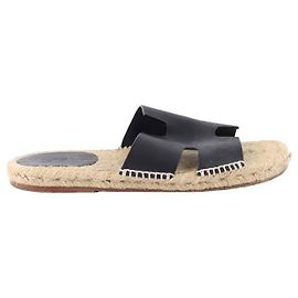 Hermès Leather sandals Black