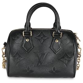 Louis Vuitton-Louis Vuitton Bandolera Speedy 20 en Monograma Giant Empriente Negro-Negro